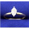 Image 1 : 1/2 Carat Marquise Diamond Solitaire Ring