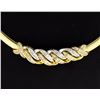 Image 2 : Italian Made 4ct TW Diamond Omega Style Necklace
