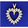 Image 1 : Diamond Heart Pendant
