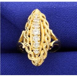 Vintage 1/2ct Diamond Ring