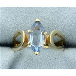 2 ct Blue Topaz Ring