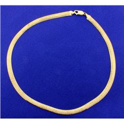 Herring Bone Style Necklace