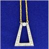 Image 1 : 1/2 ct TW Diamond Necklace