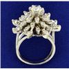Image 3 : 2 1/2ct TW Starburst Diamond Ring