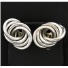 Image 1 : 4 Ring Modern Style Clip On Earrings