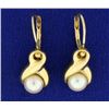 Image 1 : Designer Drop Pearl Earrings