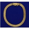 Image 1 : 7 1/2 Inch Woven Link Beaded Edge Bracelet
