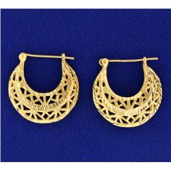 Crescent Shape Designer Earrings