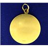 Image 2 : Saint Barbara Pendant in 18k Gold