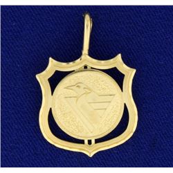 Vintage Pittsburg Penguins NHL Pendant