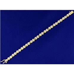 1ct TW Diamond Heart Bracelet