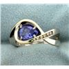 Image 1 : Diamond and Tanzanite Infinity Ring