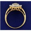 Image 3 : 1 ct TW Pear Shaped Large Diamond Cocktail Ring