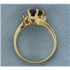 Image 3 : Garnet and Diamond Ring