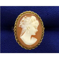 Cameo Ring in 14k Gold