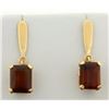 Image 1 : Garnet Dangle Earrings