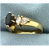 Image 2 : Diamond and Natural Sapphire Ring