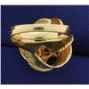 Image 4 : Custom Made Knot Design Diamond Ring