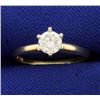 Image 1 : .45ct Solitaire Diamond Engagement Ring