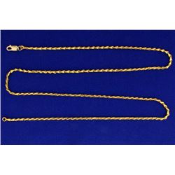 Unique 25 Inch Triangle Link Neck Chain