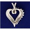 Image 2 : 1/3 ct TW Diamond Heart Pendant