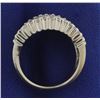Image 3 : 2ct TW Round and Baguette Diamond Ring