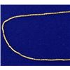 Image 2 : 24 Inch Italian Made Box Style Neck Chain in 14k Gold