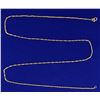 Image 1 : 22 Inch Twist Rope Neck Chain in 14k Gold