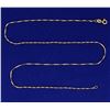Image 1 : 16 Inch Twisted S Link Neck Chain in 14k Rose Gold