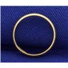 Image 2 : Midi or Child Baby Ring Band Ring in 14k Gold
