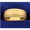 Image 1 : 8mm Satin Finish Band Ring