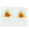 Image 1 : Trillion Cut Citrine Earrings