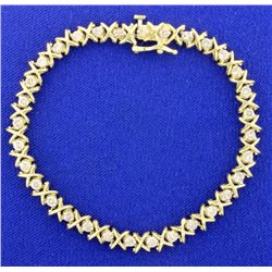 2ct TW Diamond Tennis Bracelet