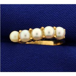 Five Pearl Ring