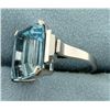 Image 2 : Over 9ct Aquamarine Ring