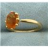 Image 2 : 2.5 ct Natural Citrine Ring in 14k Gold