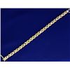 Image 1 : 3 ct TW Diamond Tennis Bracelet with Baguette and Round Diamonds