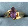 Image 1 : Amethyst Solitaire Ring