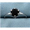 Image 1 : Midnight Sapphire Ring in Sterling Silver