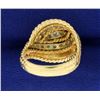 Image 4 : Custom Designed Unique Wrap Around Design Diamond Ring