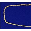 Image 2 : 22 Inch Twist Rope Neck Chain in 14k Gold