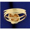 Image 4 : Conch Seashell 14k Gold Ring