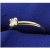 Image 2 : Vintage 1/5ct Solitaire Diamond Ring