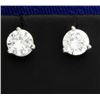 1.1ct TW Diamond Stud Earrings in Platinum