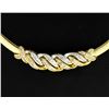 Image 2 : Italian Made 4ct TW Diamond Omega Style Necklace