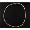Image 1 : 18K Flat S Link Neck Chain