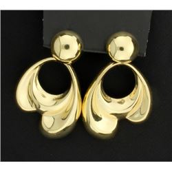 14K Large Dangle Earrings