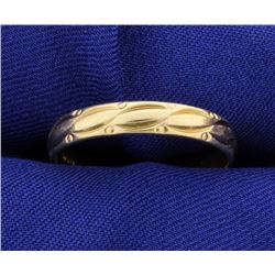 14K Yellow Gold Band