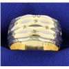 Image 1 : Wide Gold Band Ring