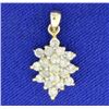 Image 1 : 2/3 ct TW Diamond Pendant